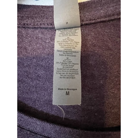 Next Level Apparel T Shirt Short Sleeve Inspirational Purple Short Sleeve Womens - Picture 6 of 8